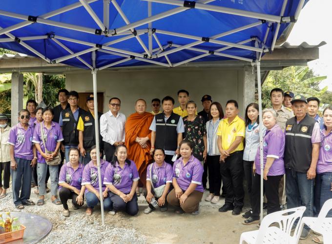 ส่งมอบบ้าน ตามโครงการปรับสภาพแวดล้อมและสิ่งอำนวยความสะดวกของผู้สูงอายุให้เหมาะสมและปลอดภัย ปี พ.ศ.2568